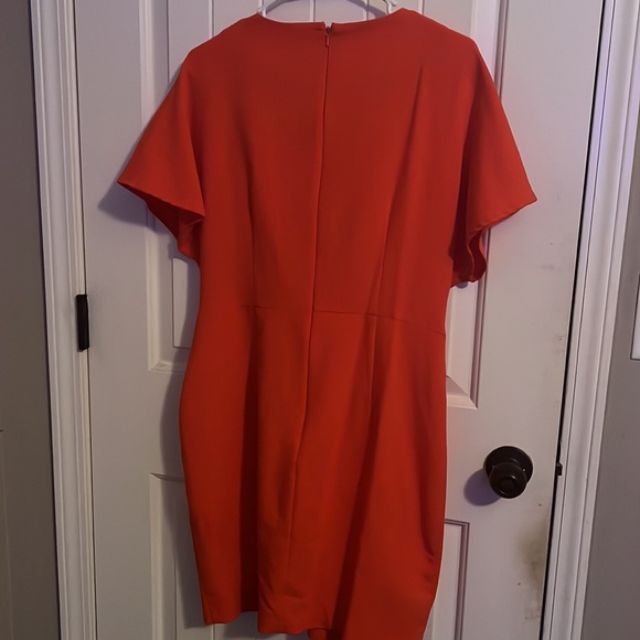 ASOS dress size 12 the color is a reddish orange - Picture 2 of 3